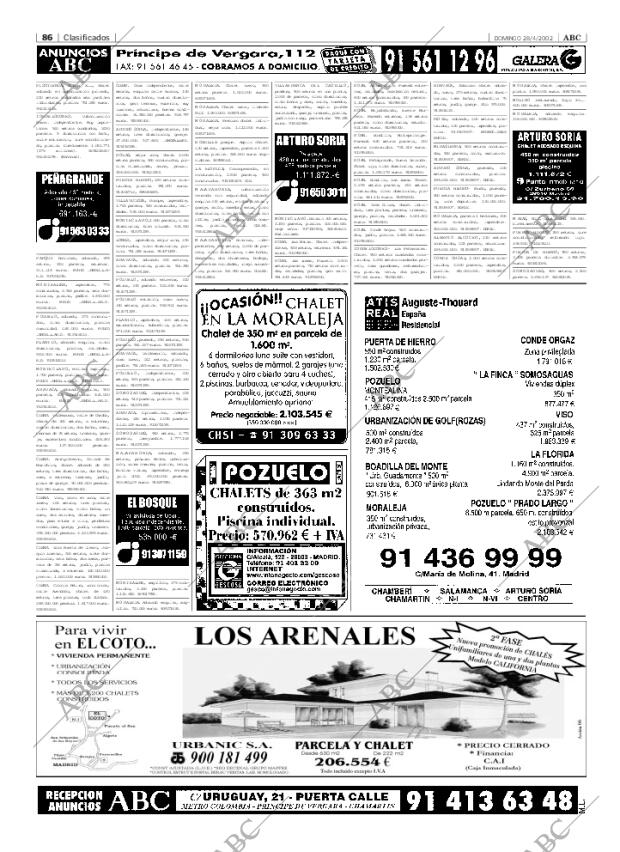 ABC MADRID 28-04-2002 página 86