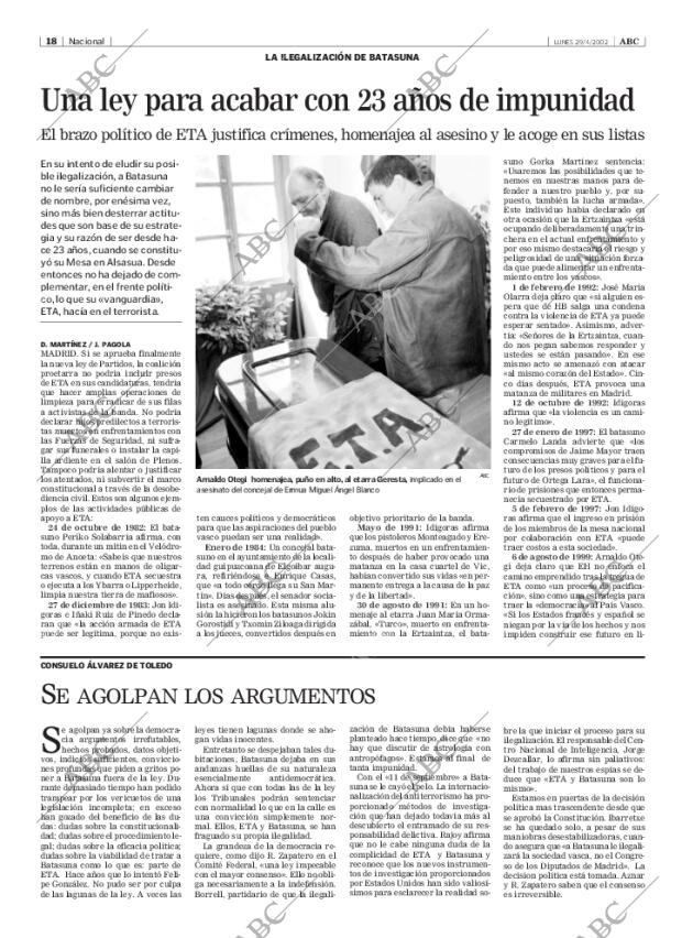 ABC MADRID 29-04-2002 página 18