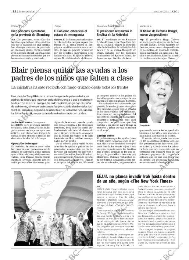 ABC MADRID 29-04-2002 página 32