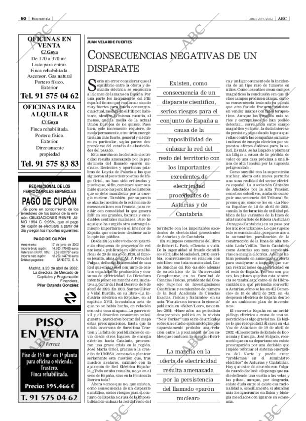 ABC MADRID 29-04-2002 página 60