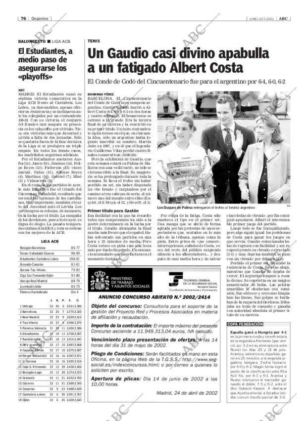 ABC MADRID 29-04-2002 página 76