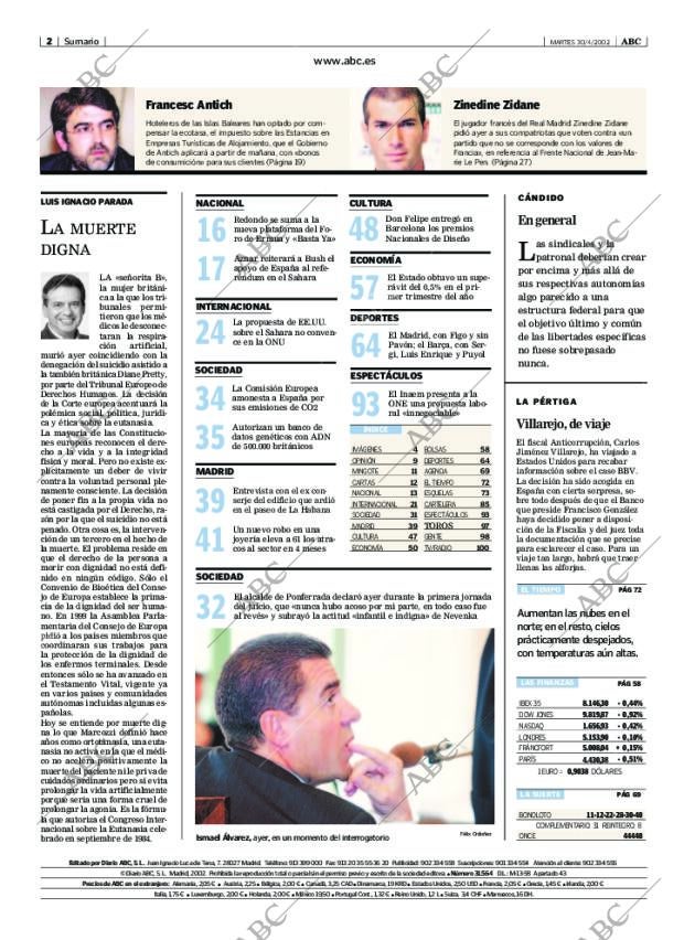 ABC MADRID 30-04-2002 página 2