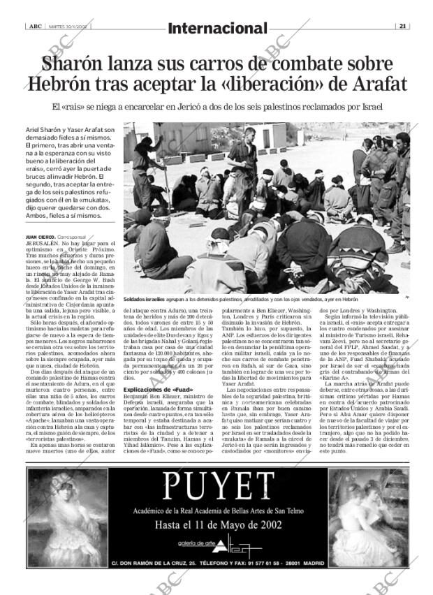 ABC MADRID 30-04-2002 página 21