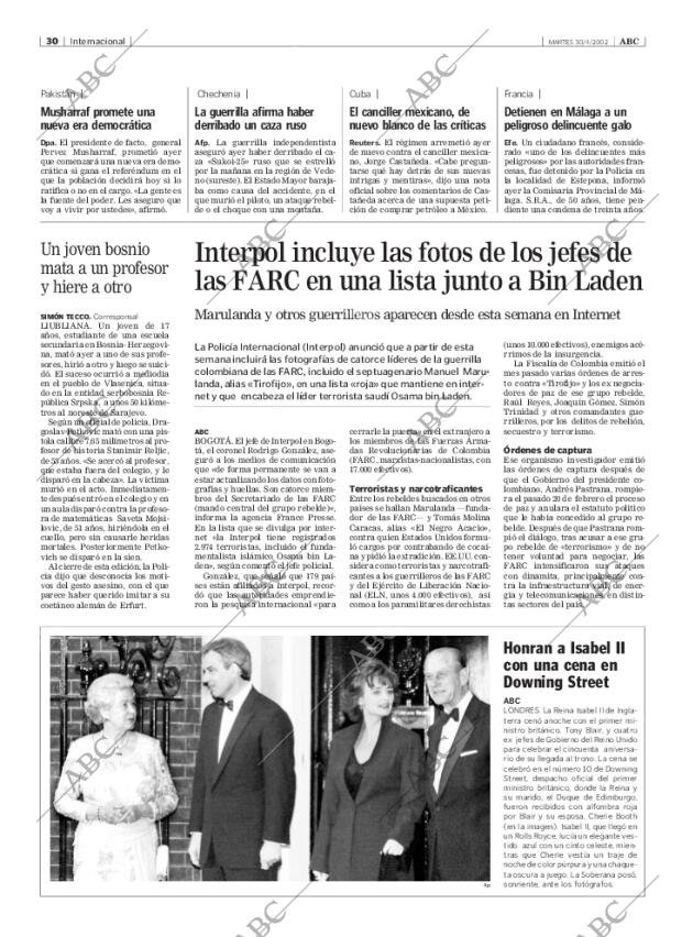 ABC MADRID 30-04-2002 página 30