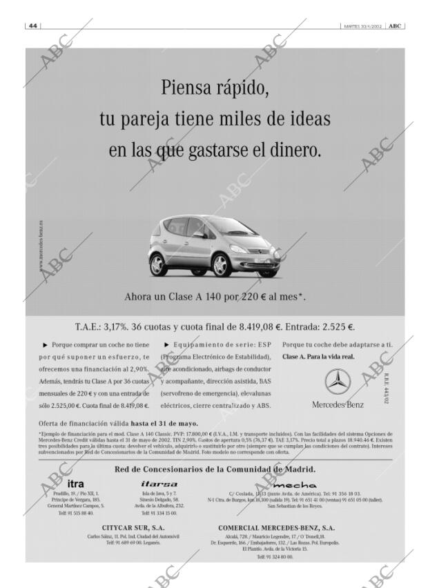 ABC MADRID 30-04-2002 página 44