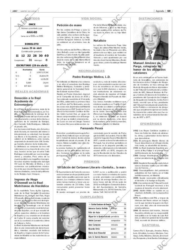 ABC MADRID 30-04-2002 página 69