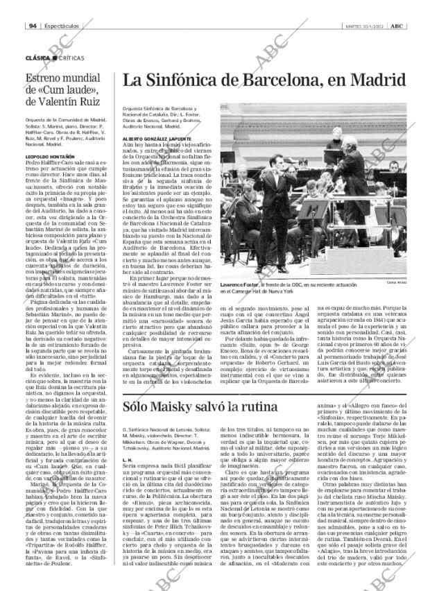 ABC MADRID 30-04-2002 página 94