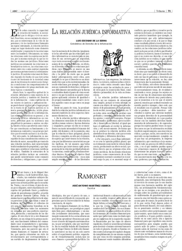 ABC MADRID 02-05-2002 página 71