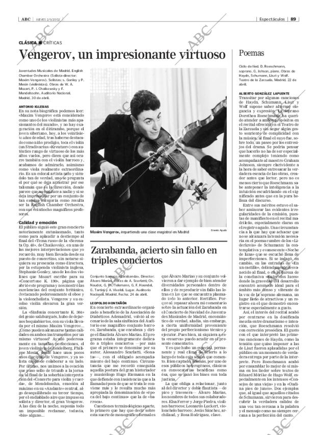 ABC MADRID 02-05-2002 página 89