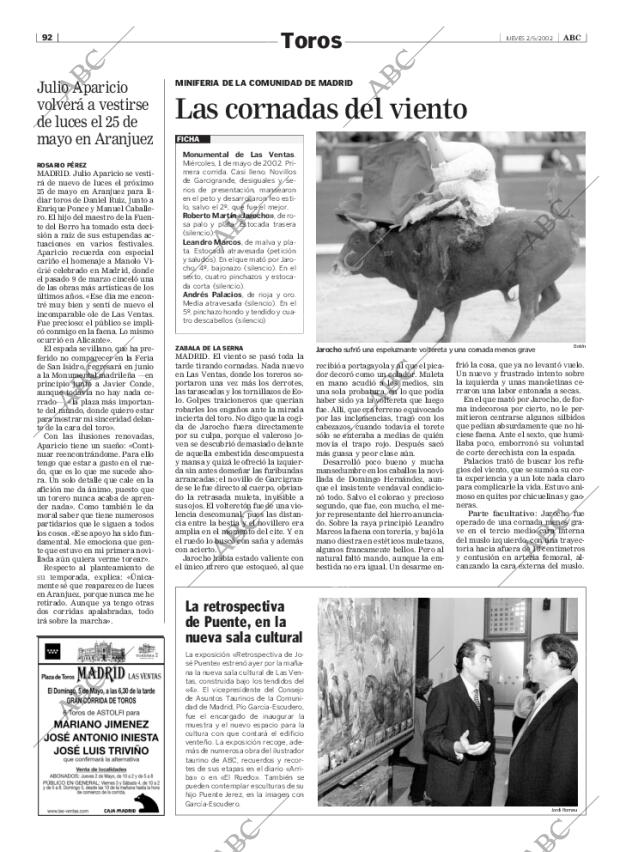 ABC MADRID 02-05-2002 página 92