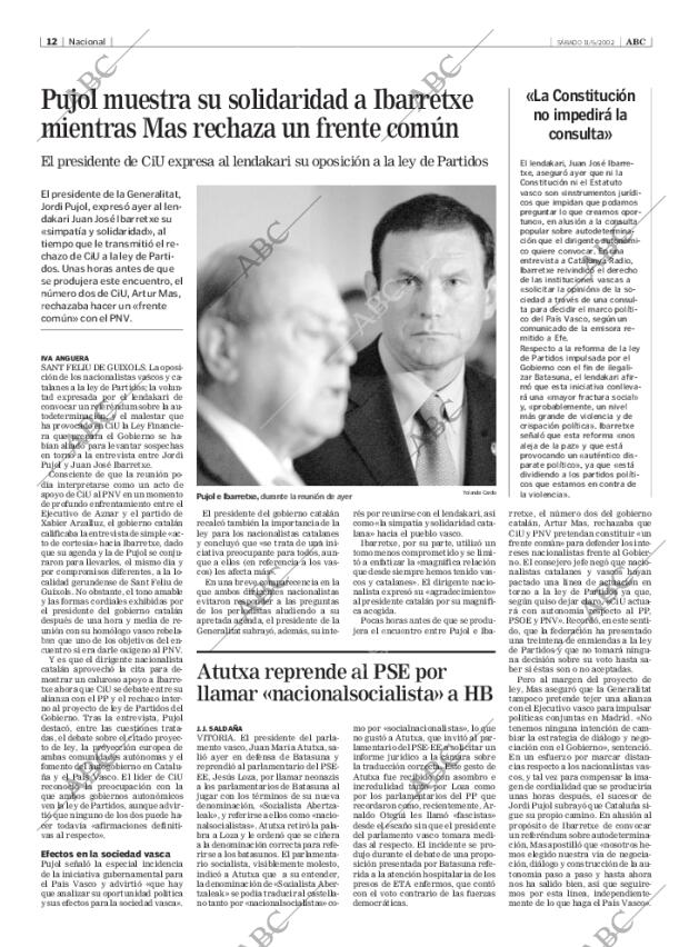 ABC MADRID 11-05-2002 página 12