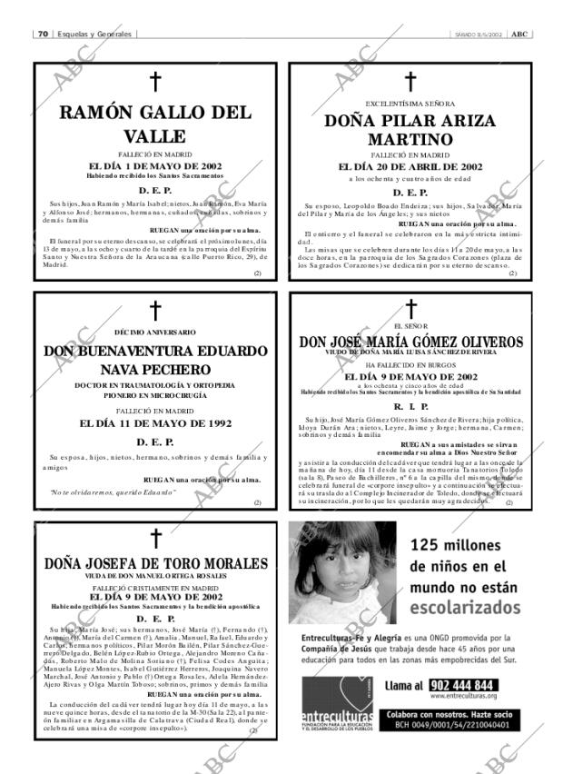 ABC MADRID 11-05-2002 página 70
