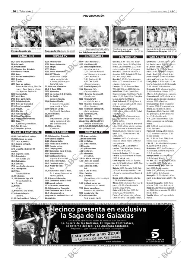 ABC SEVILLA 14-05-2002 página 90