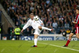 Ambiente de la final de la Liga de campeones entre el Real Madrid y el Bayern...