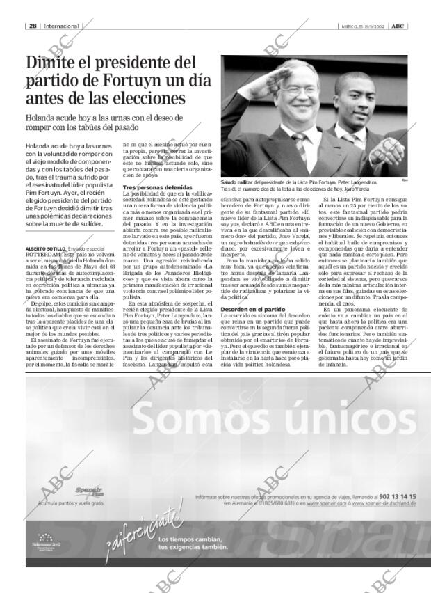 ABC MADRID 15-05-2002 página 28