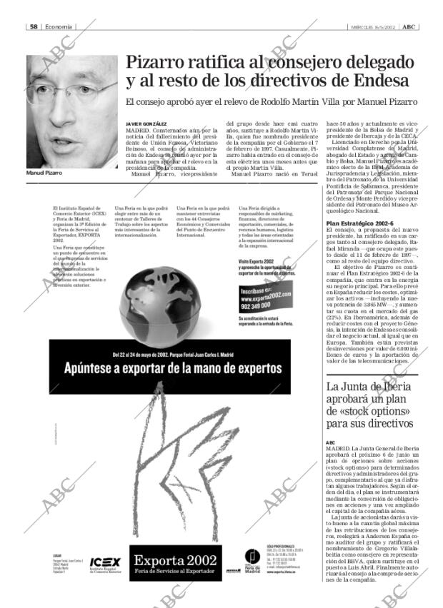 ABC MADRID 15-05-2002 página 58