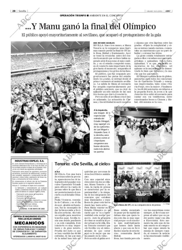 ABC SEVILLA 18-05-2002 página 28