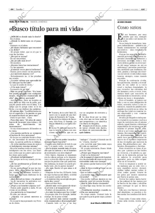 ABC SEVILLA 19-05-2002 página 44