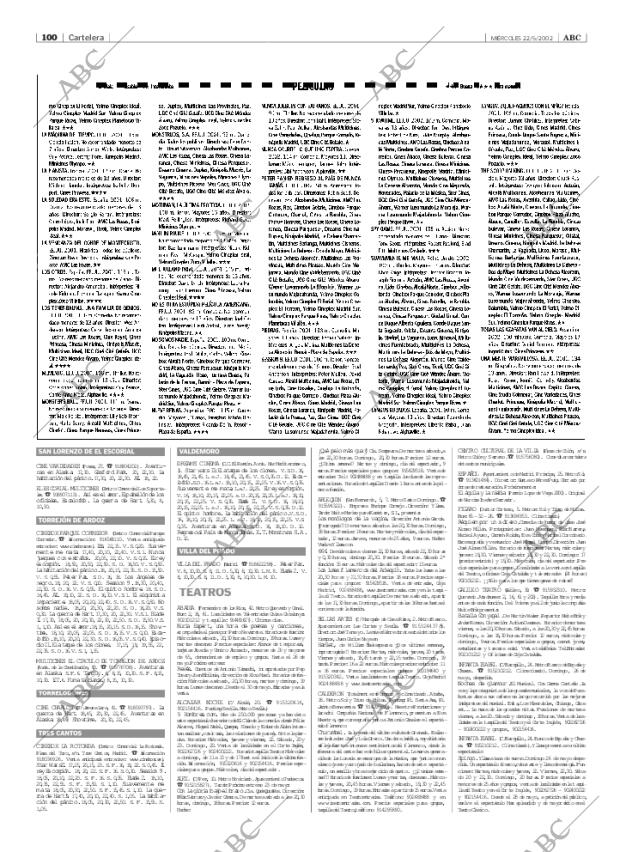 ABC MADRID 22-05-2002 página 100