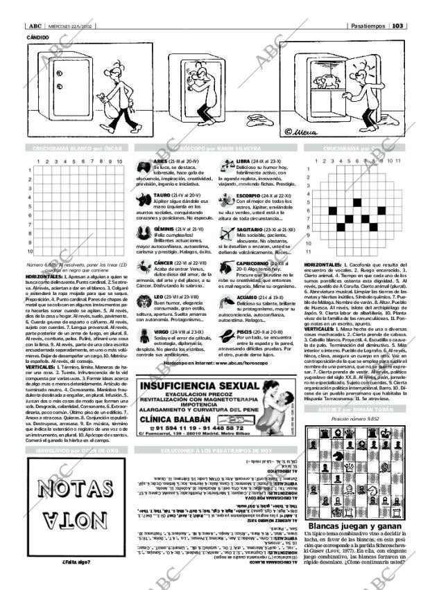 ABC MADRID 22-05-2002 página 103