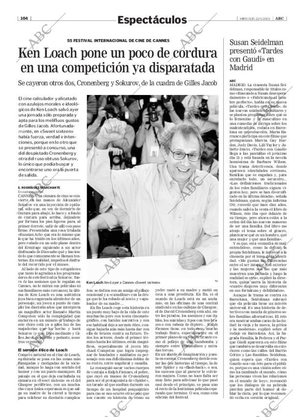 ABC MADRID 22-05-2002 página 104