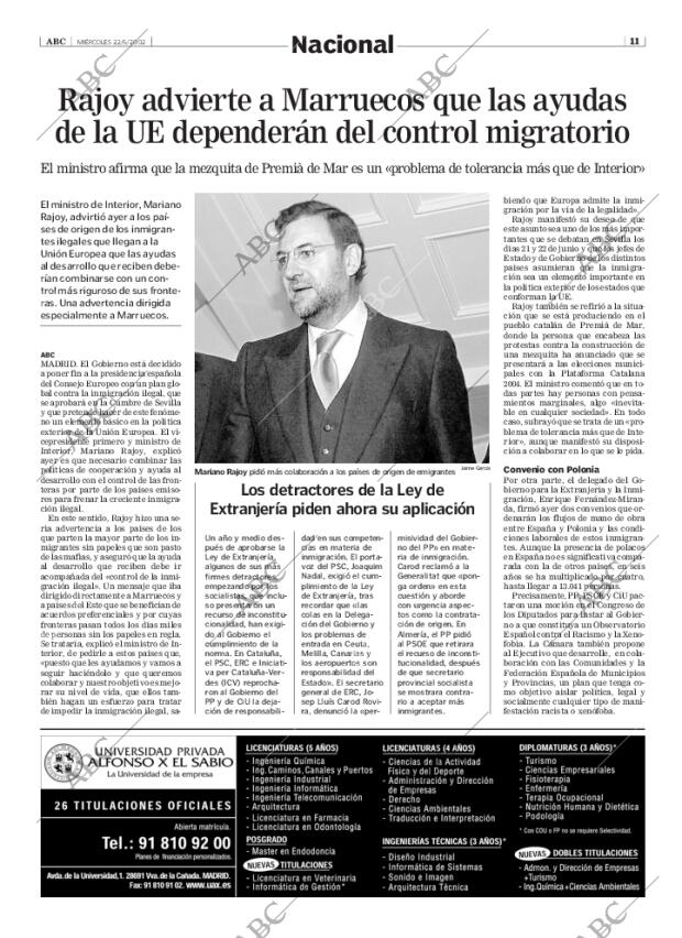 ABC MADRID 22-05-2002 página 11