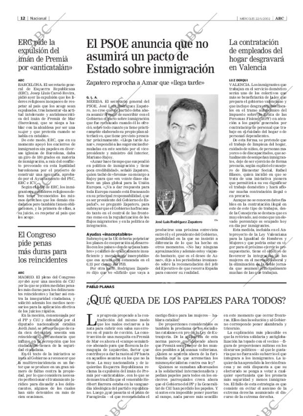 ABC MADRID 22-05-2002 página 12