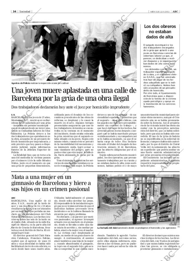 ABC MADRID 22-05-2002 página 34