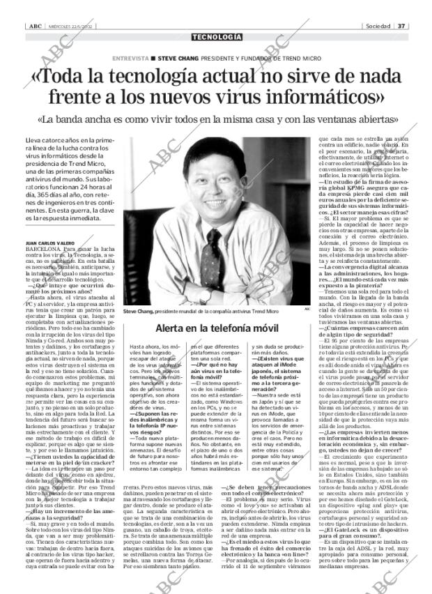 ABC MADRID 22-05-2002 página 37