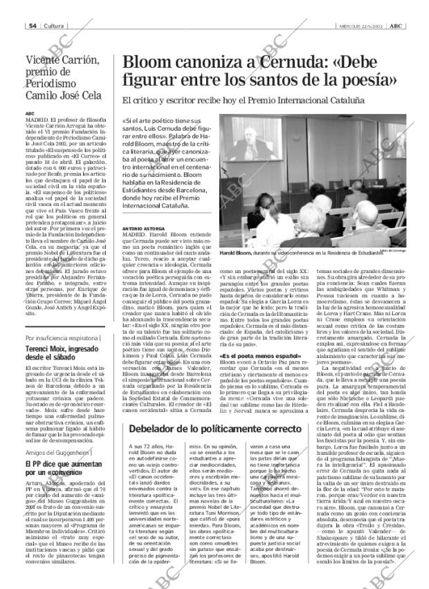 ABC MADRID 22-05-2002 página 54
