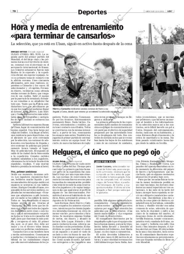 ABC MADRID 22-05-2002 página 70