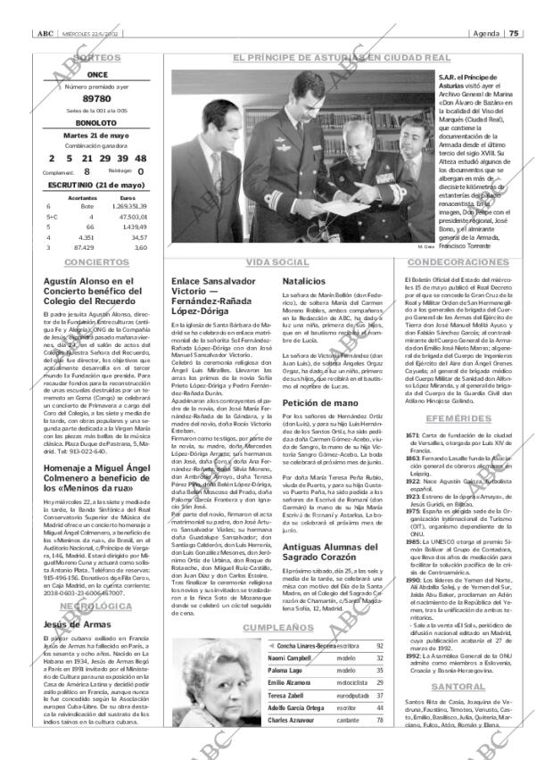 ABC MADRID 22-05-2002 página 75
