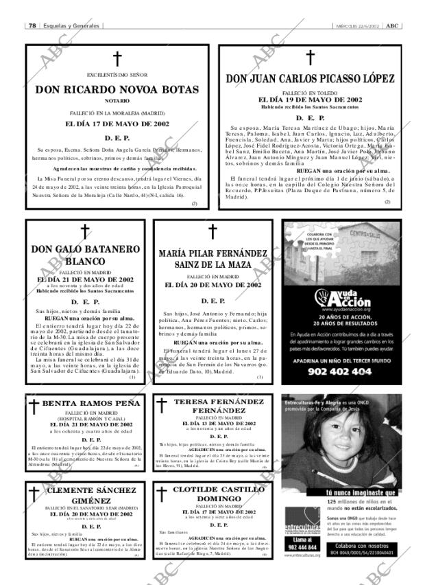 ABC MADRID 22-05-2002 página 78