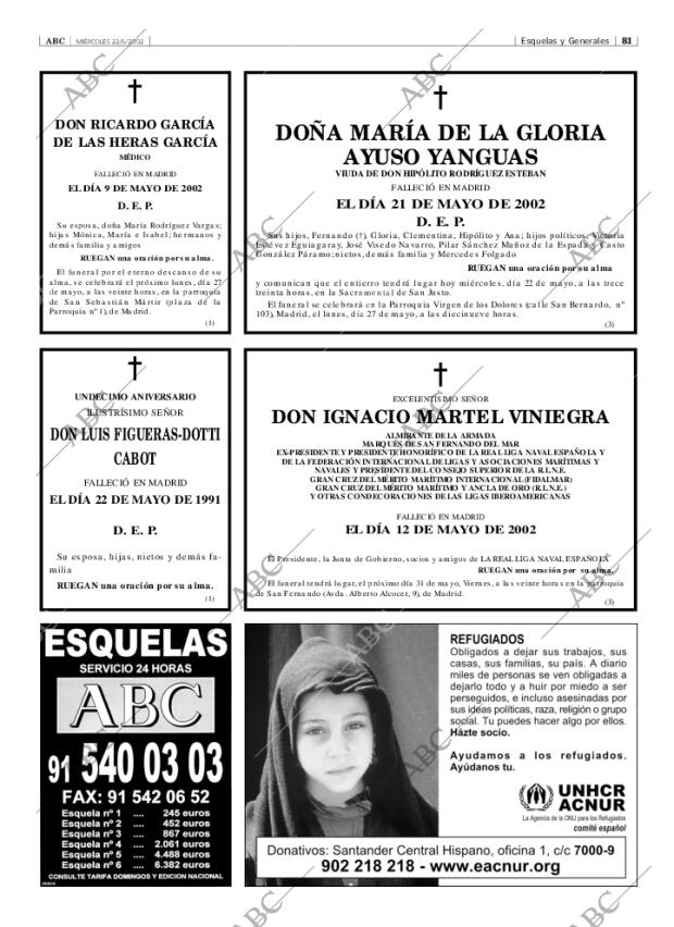 ABC MADRID 22-05-2002 página 81