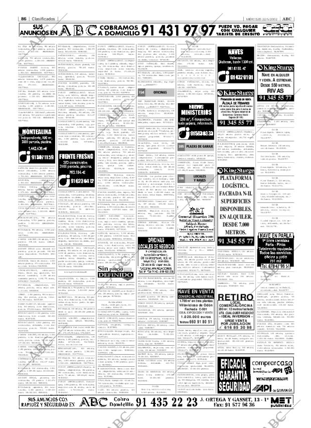 ABC MADRID 22-05-2002 página 86