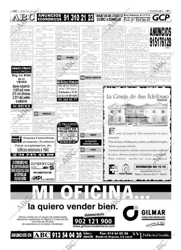 ABC MADRID 22-05-2002 página 87