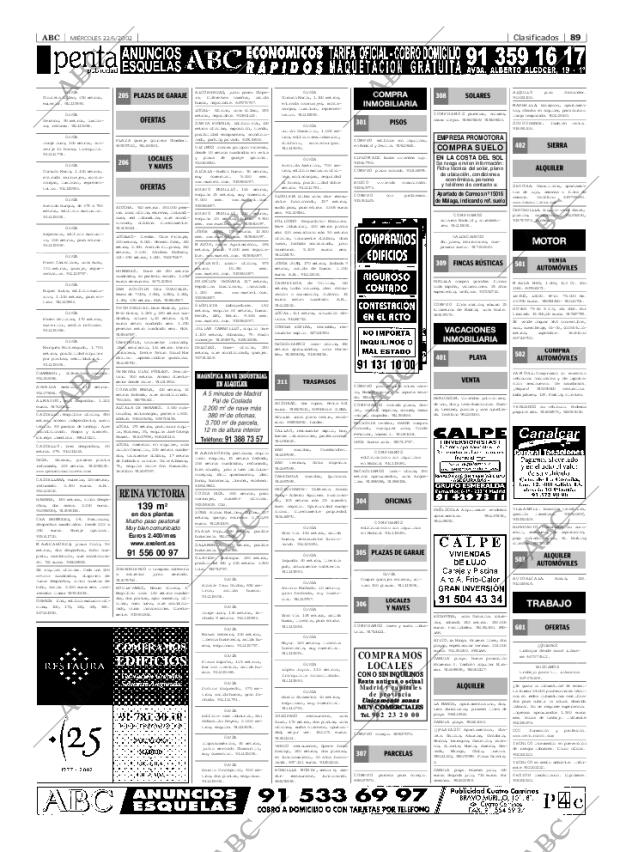 ABC MADRID 22-05-2002 página 89