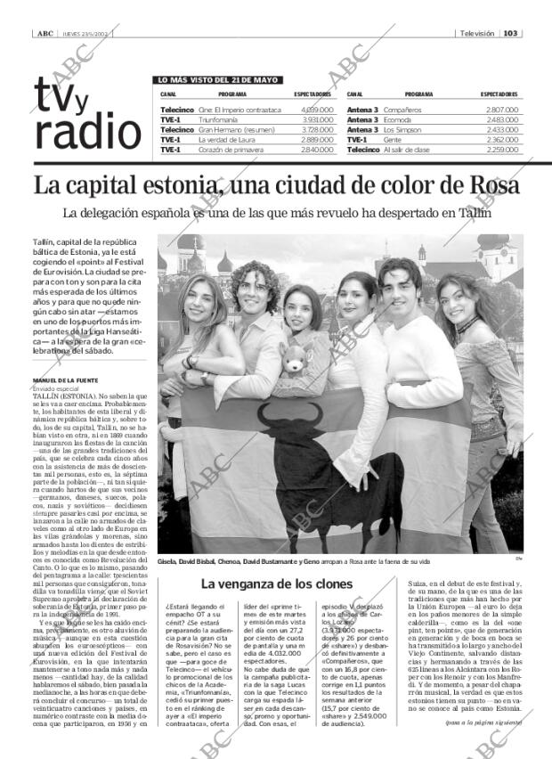 ABC MADRID 23-05-2002 página 103