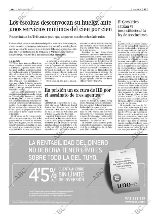 ABC MADRID 23-05-2002 página 13