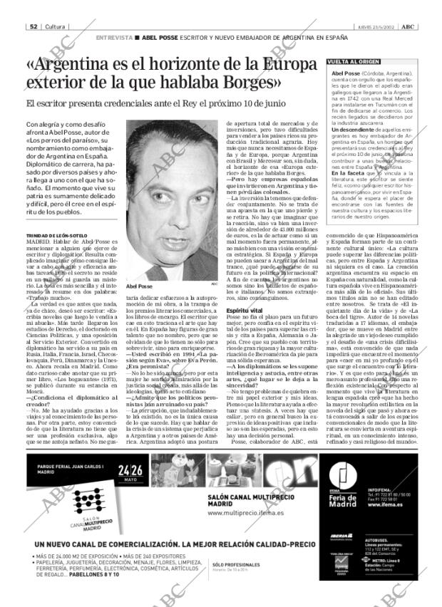 ABC MADRID 23-05-2002 página 52