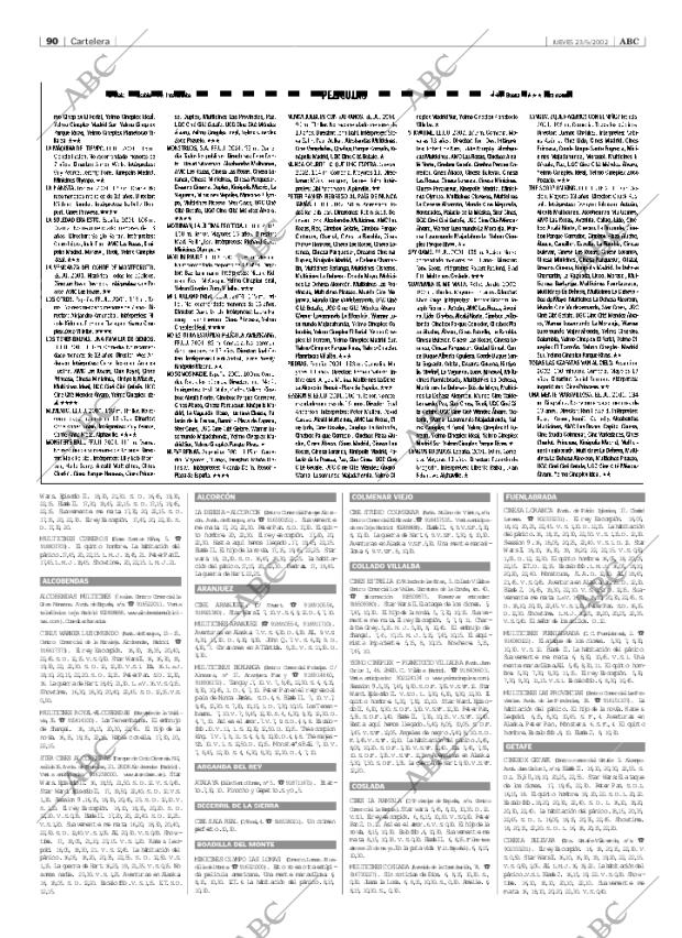 ABC MADRID 23-05-2002 página 90