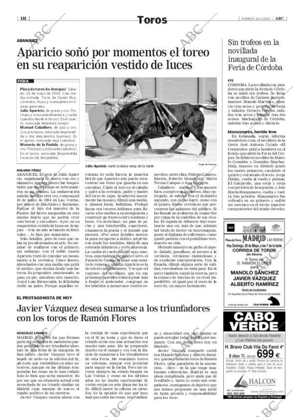 ABC MADRID 26-05-2002 página 111