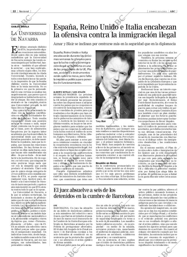 ABC MADRID 26-05-2002 página 22