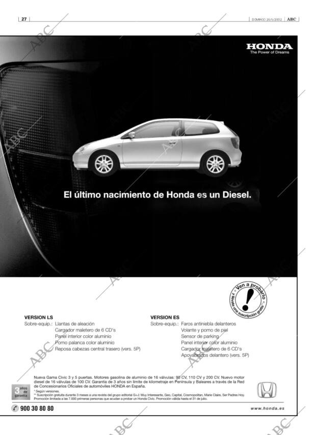 ABC MADRID 26-05-2002 página 27