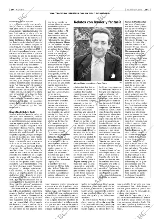 ABC MADRID 26-05-2002 página 50