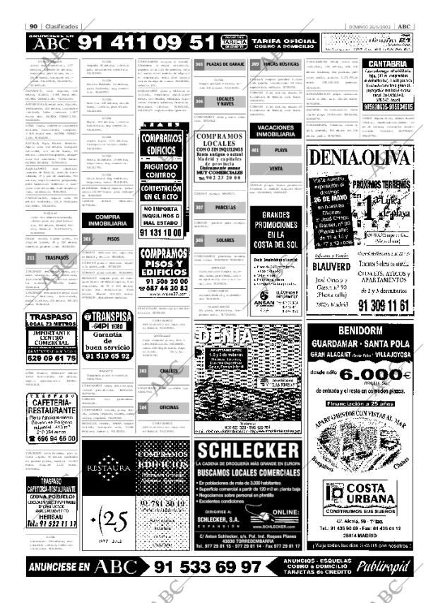 ABC MADRID 26-05-2002 página 90
