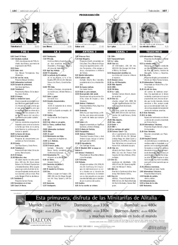 ABC MADRID 29-05-2002 página 107
