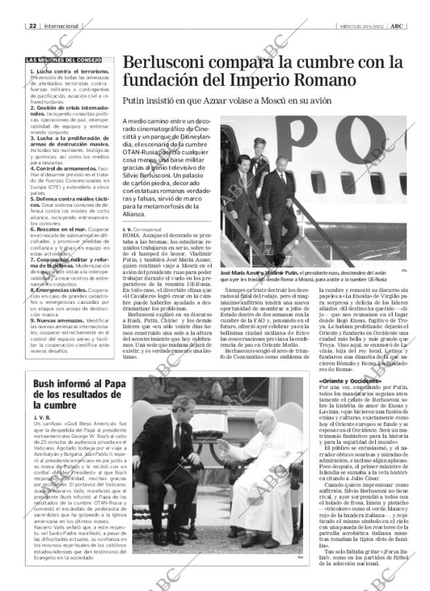 ABC MADRID 29-05-2002 página 22