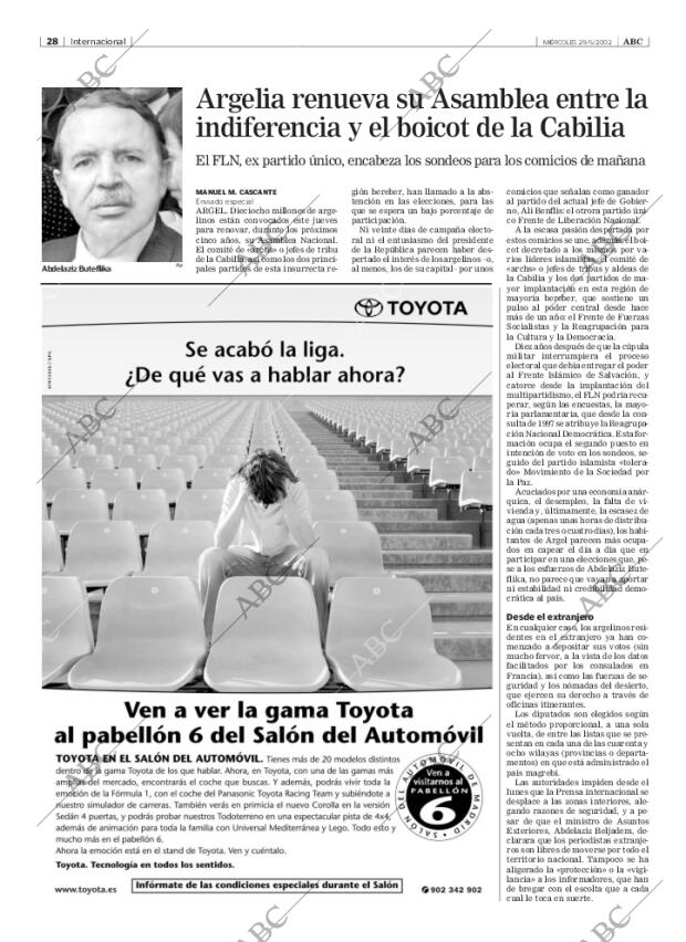 ABC MADRID 29-05-2002 página 28