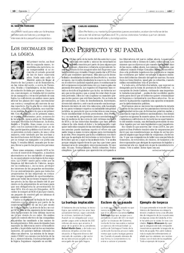 ABC MADRID 31-05-2002 página 10